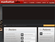 Tablet Screenshot of manhattanlabs.com